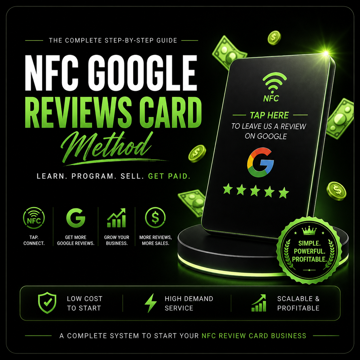 Google Review Card System — Supplier + Setup + Sales